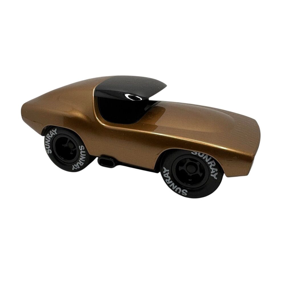 Playforever Verve Leadbelly Burnside Toy Car - Vintage Style Bronze Collectible - Picture 3 of 5